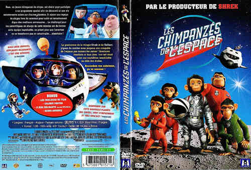 DVD les chimpanzés de l'espace Kirk De Micco 2009
