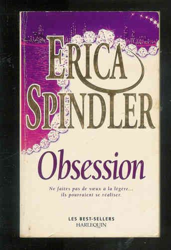 LIVRE Erica Spindler obsession 1998 C.Marabout n°79