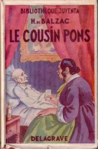 LIVRE Honoré de Balzac le cousin pons Bibliothèque juventa 1947