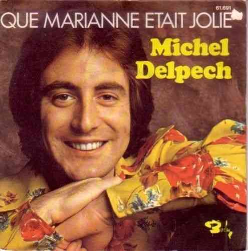 VINYL45T michel  delpech que marianne était jolie 1972