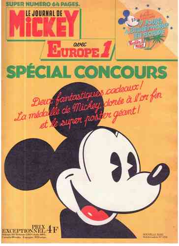 BD le journal de Mickey n°1295-1977