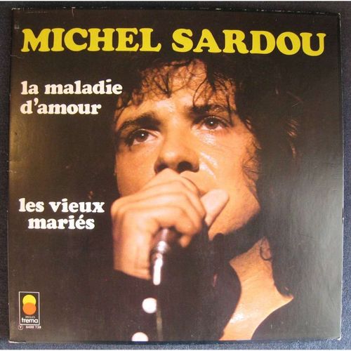 VINYL 33T michel sardou la maladie d'amour 1973