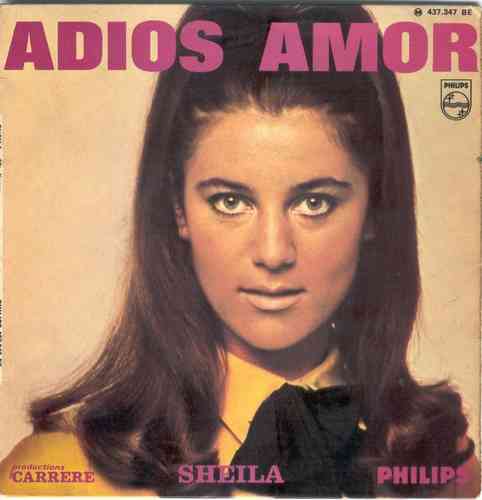 VINYL45T sheila adios amor 1967
