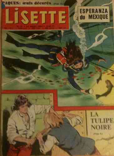BD Lisette magazine N°12 1964