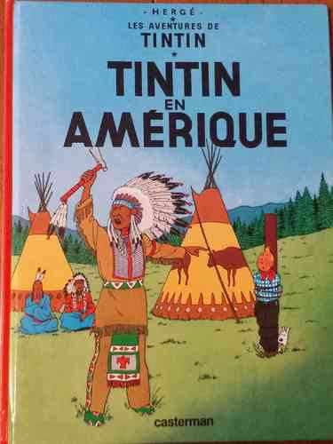 BD Les aventures de tintin tintin en Amérique 1973
