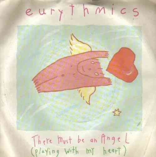 VINYL45T eurythmics there must be an angel 1985