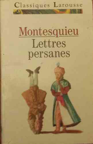 LIVRE Montesquieu lettres persanes 1990