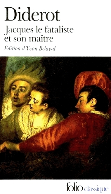 LIVRE Denis Diderot jacques le fataliste son maître folio N°763