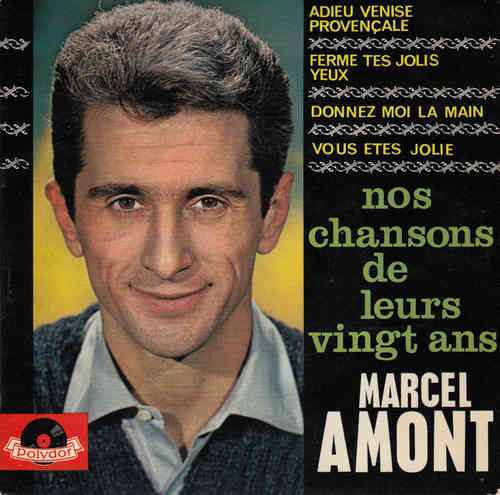 VINYL45T Marcel Amont adieu venise provencale 1963