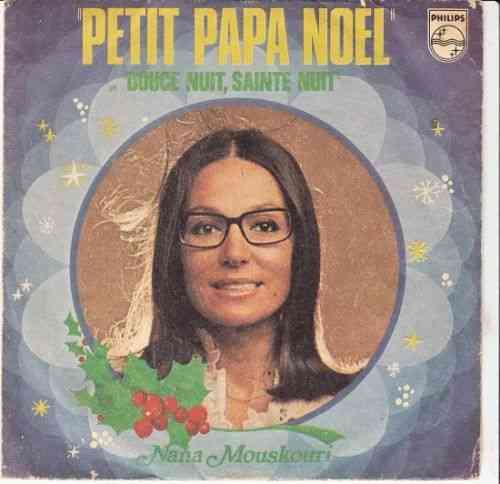 VINYL 45T nana mouskouri petit papa noel 1970