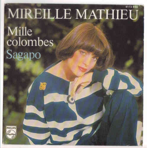 VINYL45T Mireille Mathieu mille colombes 1977