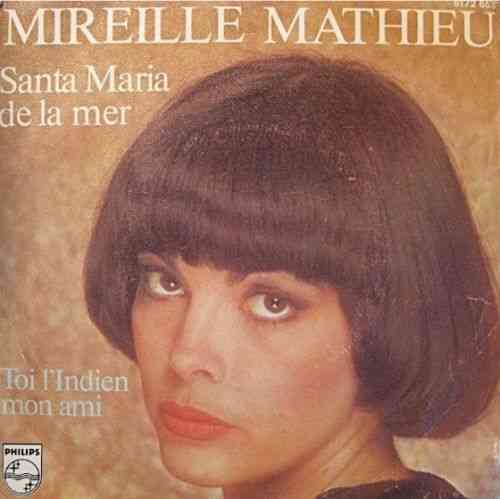 VINYL45T Mireille Mathieu Santa maria 1978