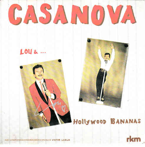 VINYL45T lou and the hollywood bananas casanova 1983