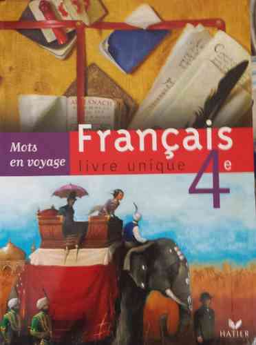 LIVRE Français livre unique 4ème hatier