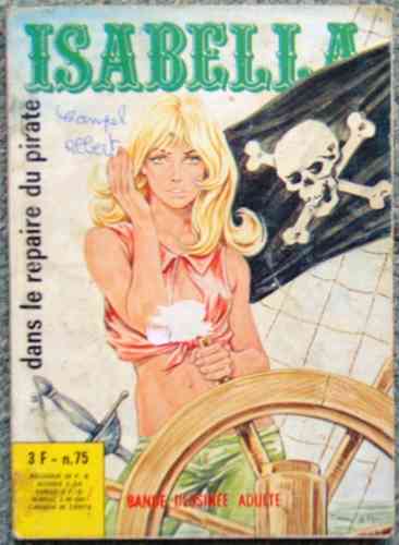 BD Isabella N°75 dans le repaire du pirate Elvifrance 1976