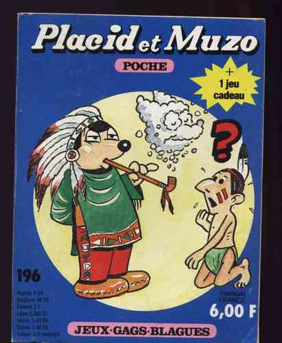 BD Placid et Muzo poche N 196 1985