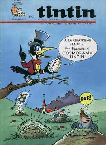 BD Le journal de Tintin n°962 mars 1967
