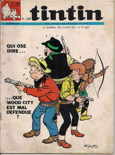 BD Le journal de Tintin n°1080 juillet 1969