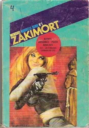 BD zakimort N° 1 3eme série lange noir mensuel 1972