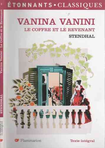 LIVRE Stendhal Vanina Vanini le coffre et le revenant 1996