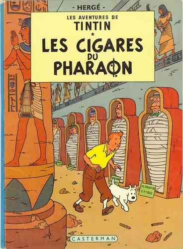 BD tintin les cigares du pharaon 1983