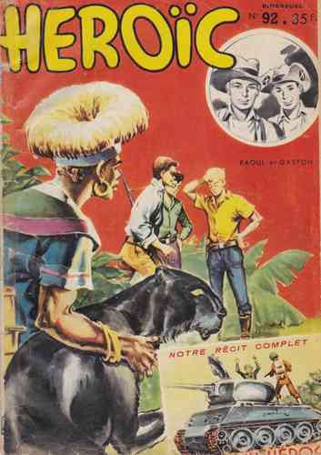 BD heroic N° 92 mensuel  1954