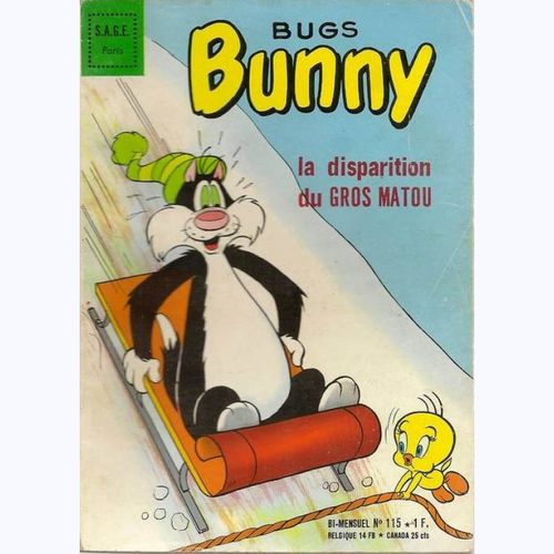 BD Bugs Bunny La disparition du gros matou N° 115  1967