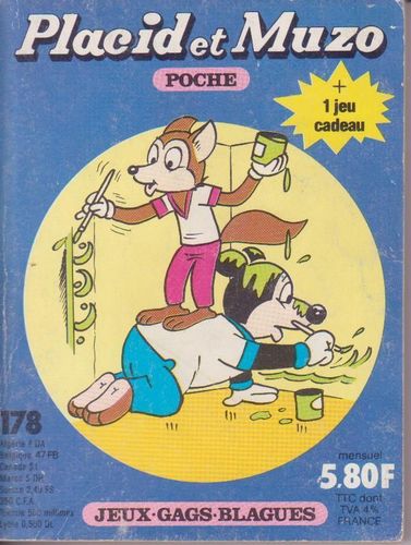 BD Placid et Muzo poche n°178 1983