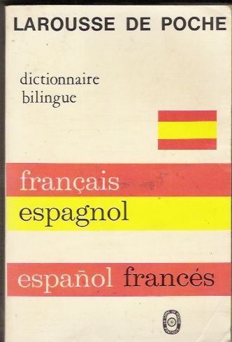 LIVRE dictionnaire  français espagnol larousse de poche Lde P 2219-1968