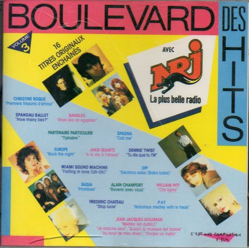VINYL33T nrj boulevard des hits N°3 1987
