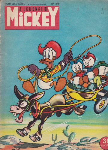 BD le journal de Mickey 1955 N°156