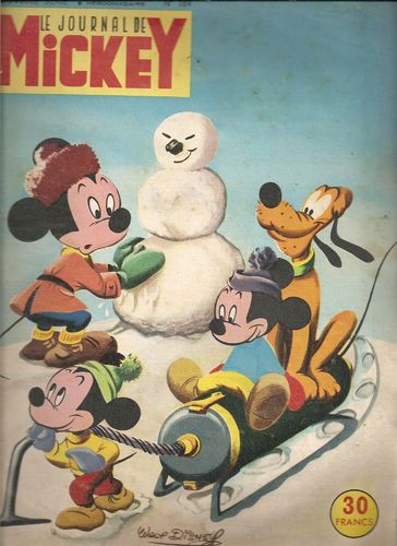 BD le journal de Mickey n°184-1955