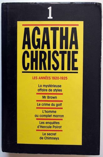 LIVRE Agatha christie les années 1900-1925