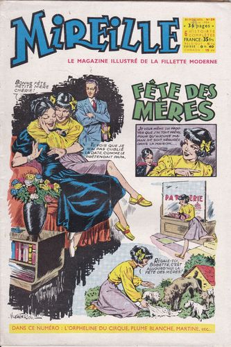 BD bi mensuel mireille N° 24 1954