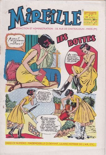 BD hebdomadaire  mireille N° 41  1954