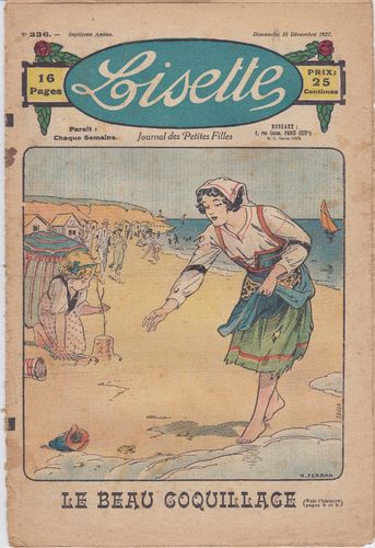 BD Lisette magazine N°336 hebdomadaire 1927