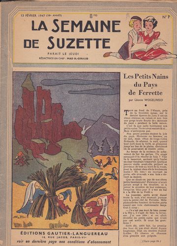 BD la semaine de suzette  N° 7 1947