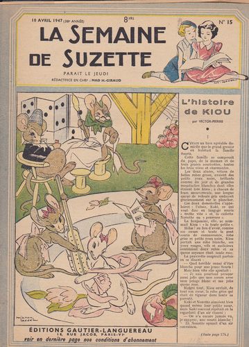 BD la semaine de suzette N° 15 1947