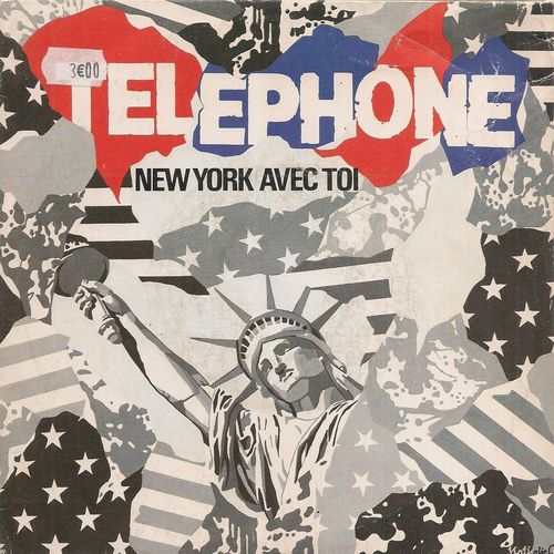VINYL45T telephone new york avec toi 1984