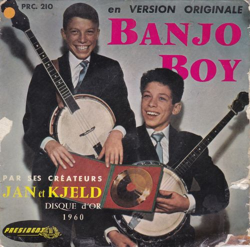 VINYL45T jan et kjed N°1 banjo boy BIEM 1960