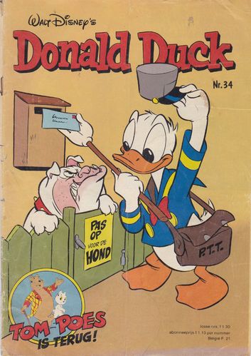 BD donald duck N°34 1980 Allemand