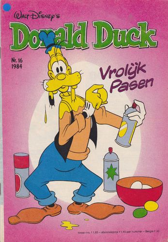 BD donald duck N°16 1984 Allemand