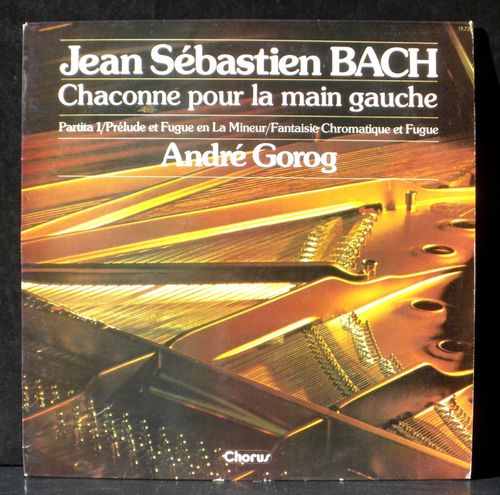 VINYL33T J S Bach André gorog 1975