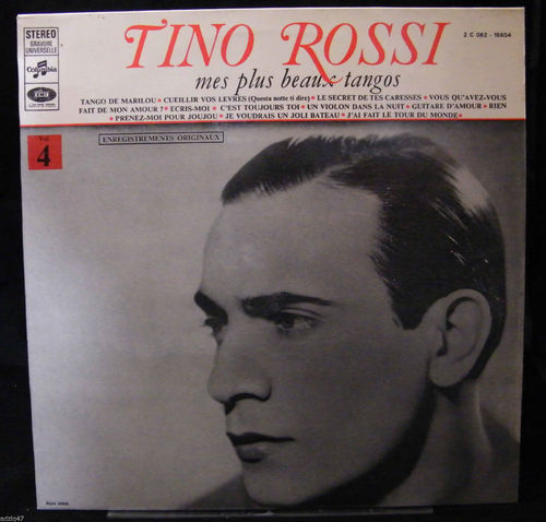 VINYL33T  tino rossi N°4 mes plus beaux tangos 1964
