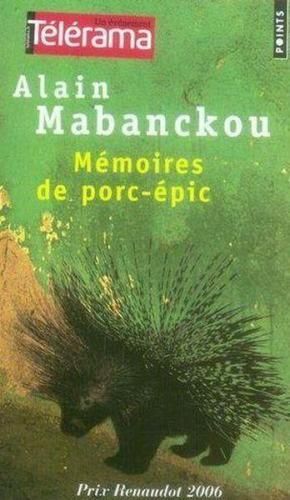 LIVRE Alain mabanckou mémoires de porc épic 2006
