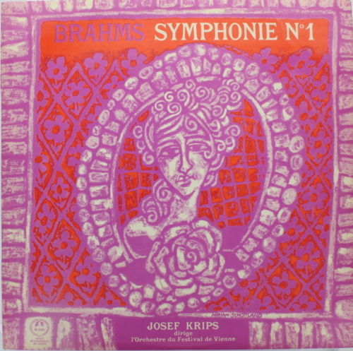 VINYL 33T joseph krips brahms symphonie N°1 1962