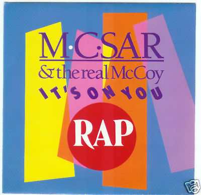 VINYL 45 T mc sar & thereal mc coy it's on you 1990