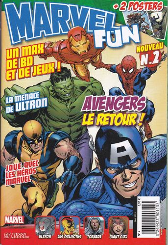 BD revue Marvel fun N° 2 2015