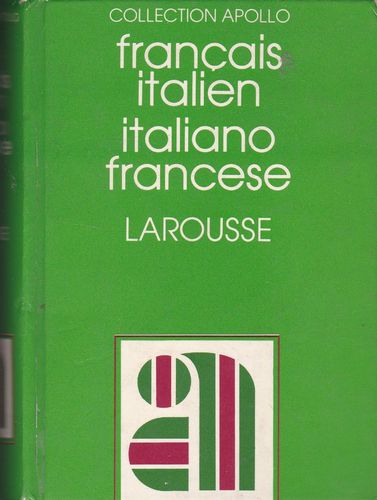 LIVRE dictionnaire français italien larousse 1983