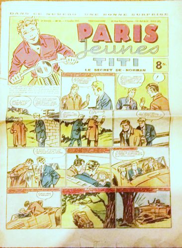 BD paris jeune hebdomadaire N° 31 1947